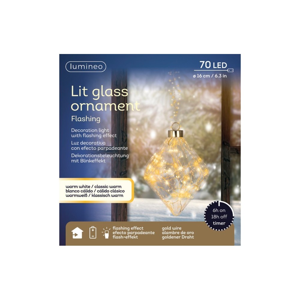 LUCE DIAMANTE 70 MICROLED D.16 H.20